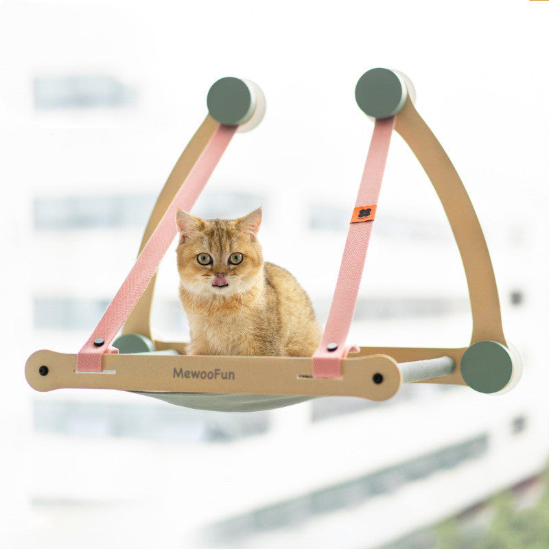 Cat Hammock Swing Hanging Window Glass Suction Cup